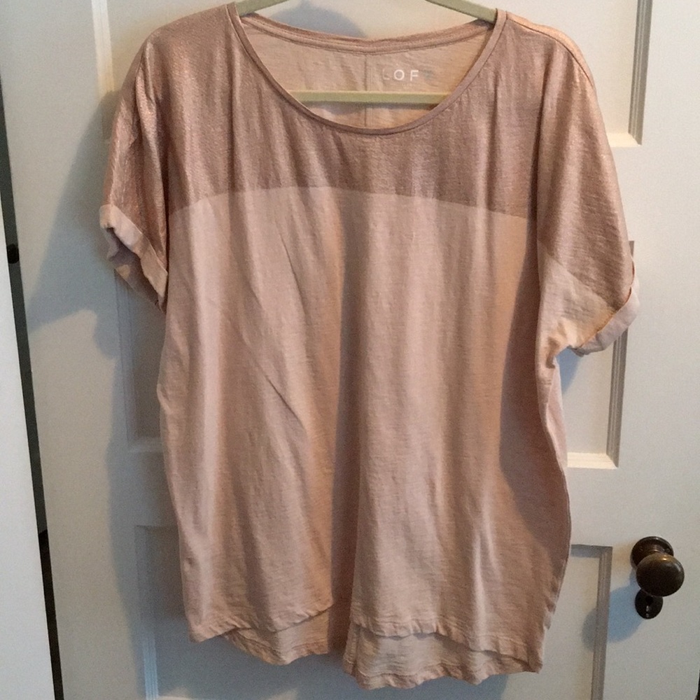 NWOT Ann Taylor LOFT Tee Shirt Size L